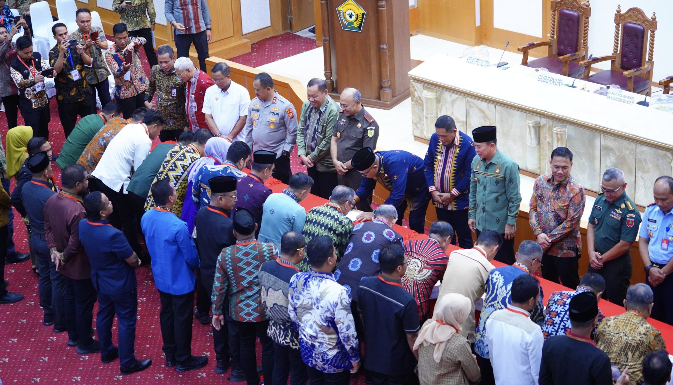 Pemkab Konawe Utara Teguhkan Komitmen Antikorupsi di Rakor Pemda se-Sultra